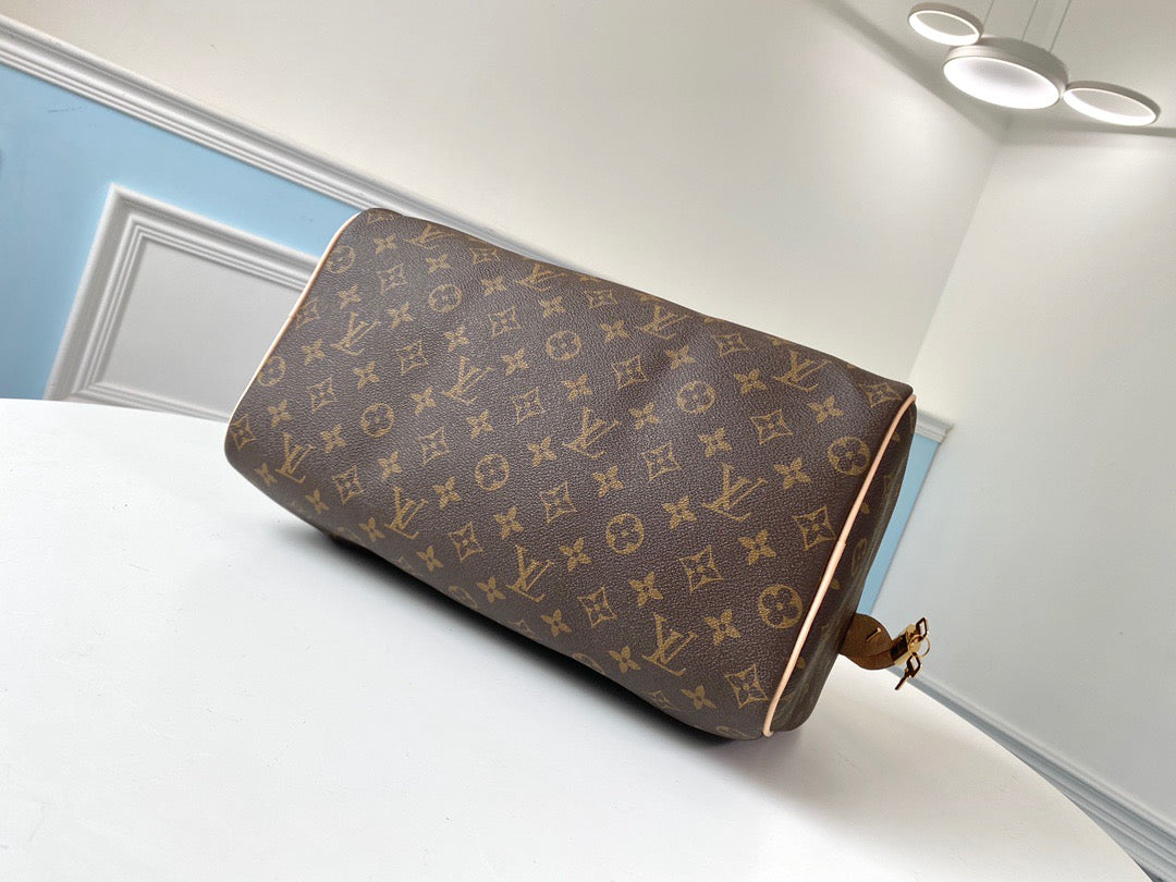 Louis Vuitton Keepall Bandouliere 35 Monogram Brown Classic Presbyopia