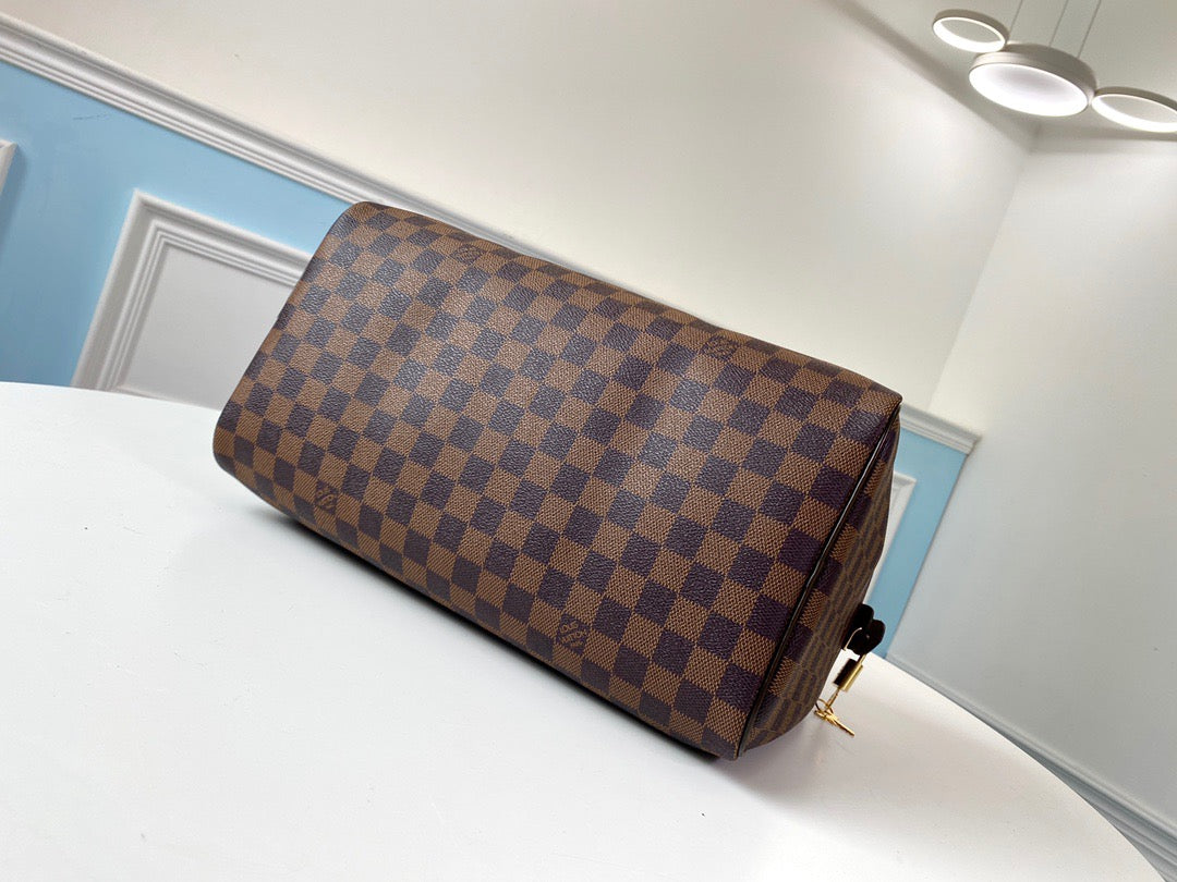 Louis Vuitton Keepall Bandouliere 35 Monogram Brown Checkerboard