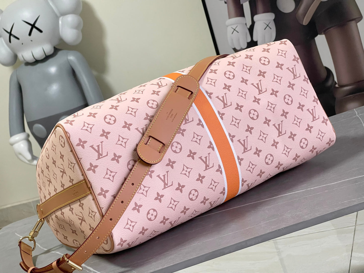 Louis Vuitton Keepall Bandouliere 45 Monogram Pink Presbyopia