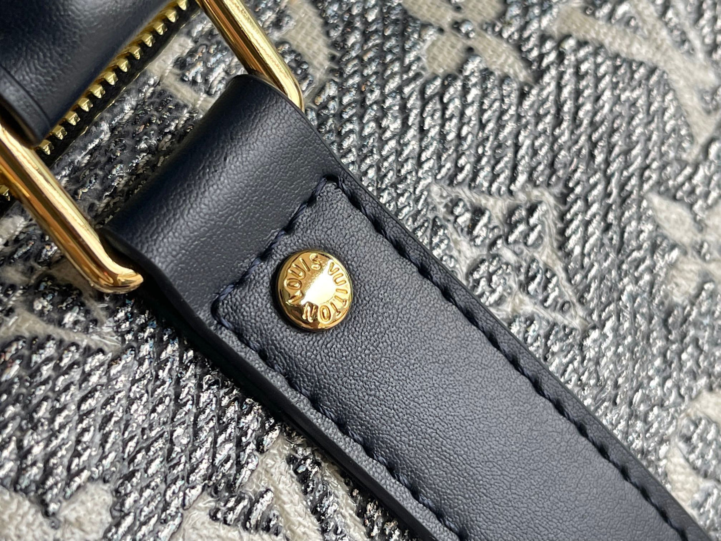 Louis Vuitton Monogram Eclipse Keepall Bandouliere 45