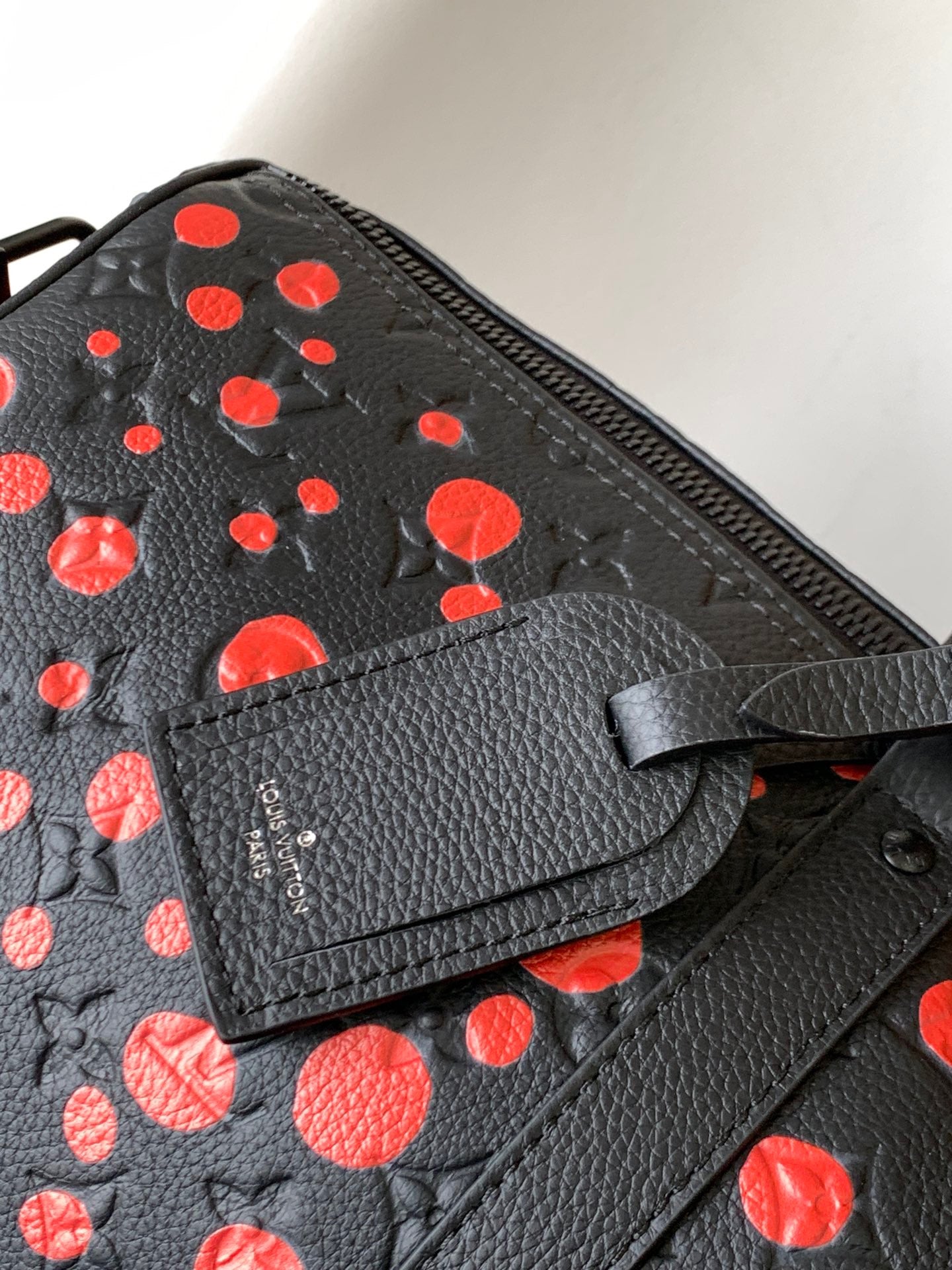 Louis Vuitton Keepall Bandouliere 50 Monogram Yayoi Kusama Series In Red