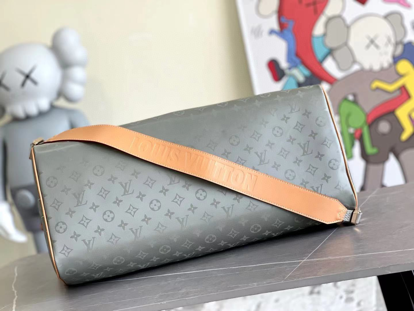 Louis Vuitton Keepall Bandouliere 50 Monogram Gray Presbyopic Series