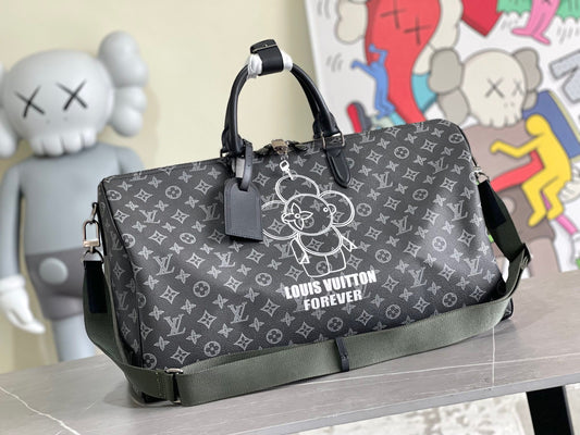 Louis Vuitton Keepall Bandouliere 50 Monogram Sunflower Series