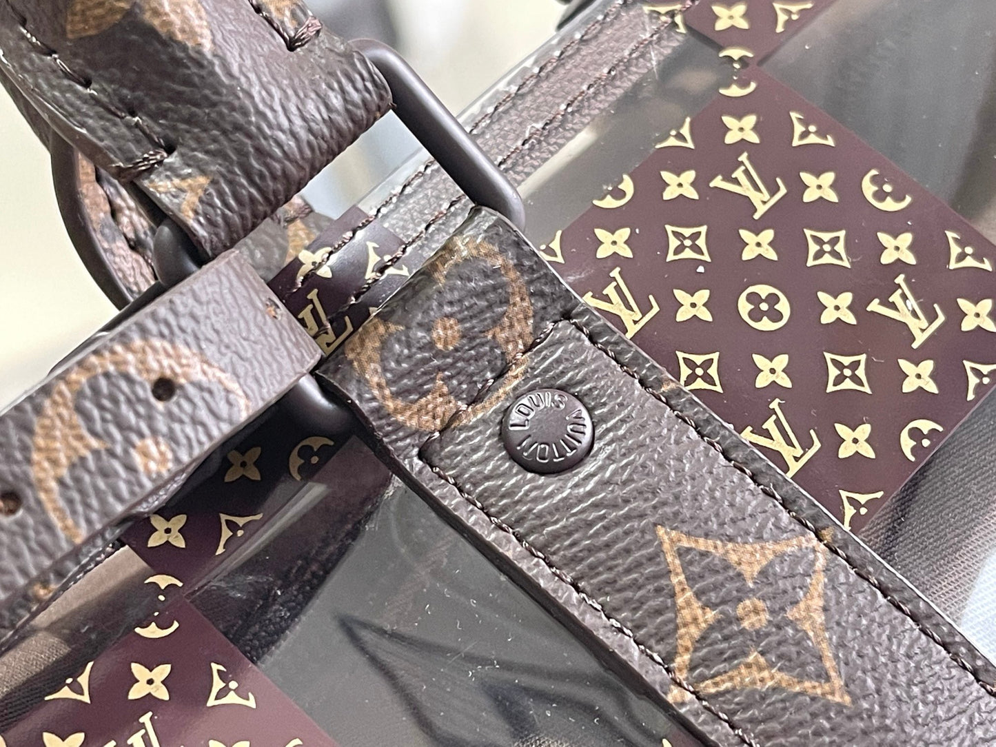 Louis Vuitton Monogram Chess Keepall Bandouliere 50