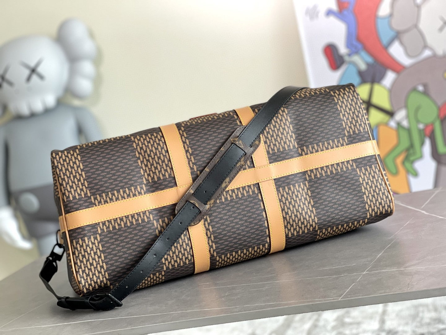 Louis Vuitton Keepall Bandouliere 50 Monogram Nigo joint series