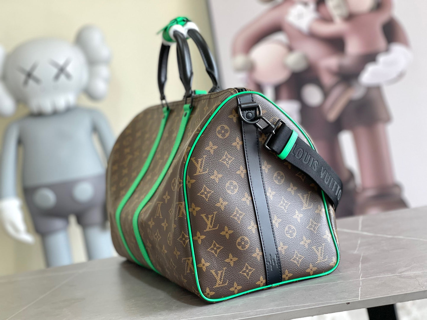 Louis Vuitton Keepall Bandouliere 50 Monogram In Brown Presbyopic