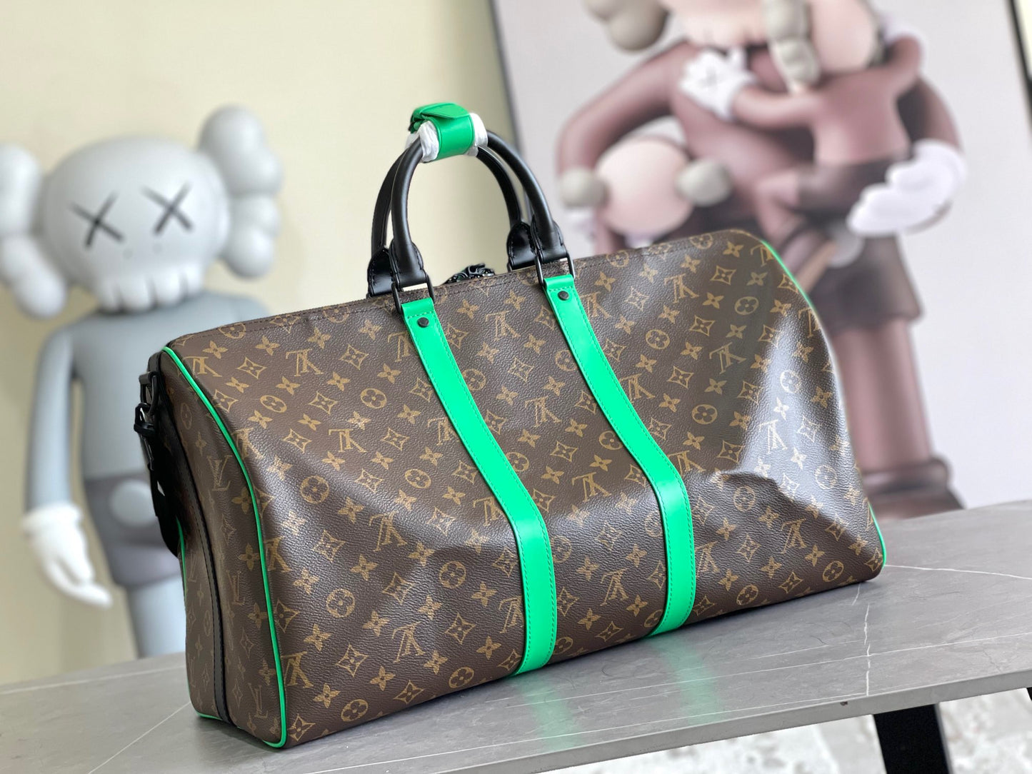 Louis Vuitton Keepall Bandouliere 50 Monogram In Brown Presbyopic