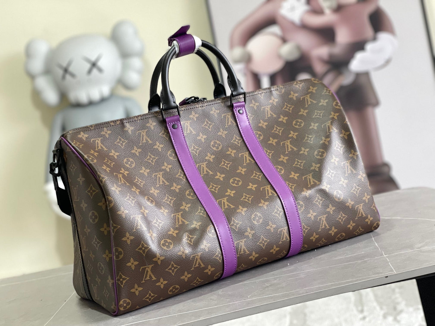 Louis Vuitton Keepall Bandouliere 50 Monogram In Brown Presbyopic