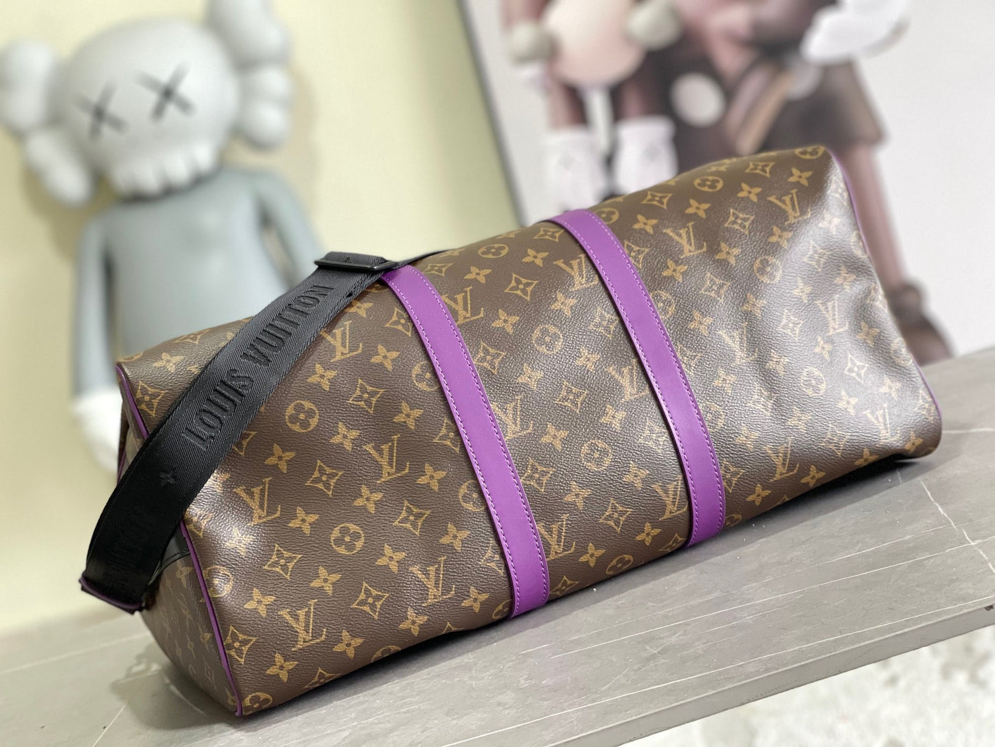 Louis Vuitton Keepall Bandouliere 50 Monogram In Brown Presbyopic