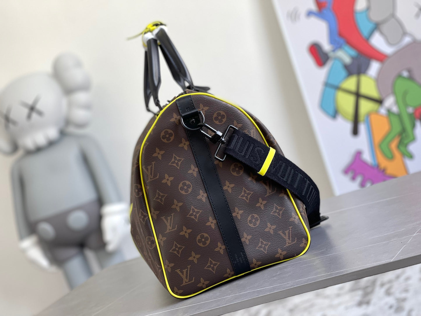 Louis Vuitton Keepall Bandouliere 50 Monogram In Brown Presbyopic