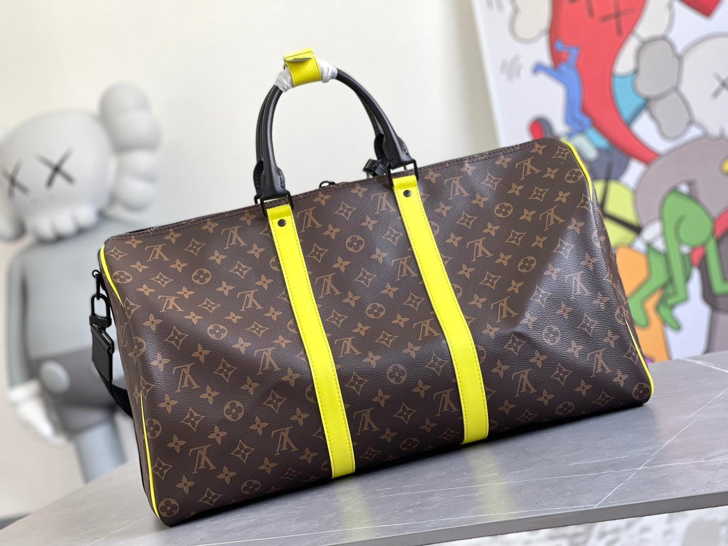 Louis Vuitton Keepall Bandouliere 50 Monogram In Brown Presbyopic