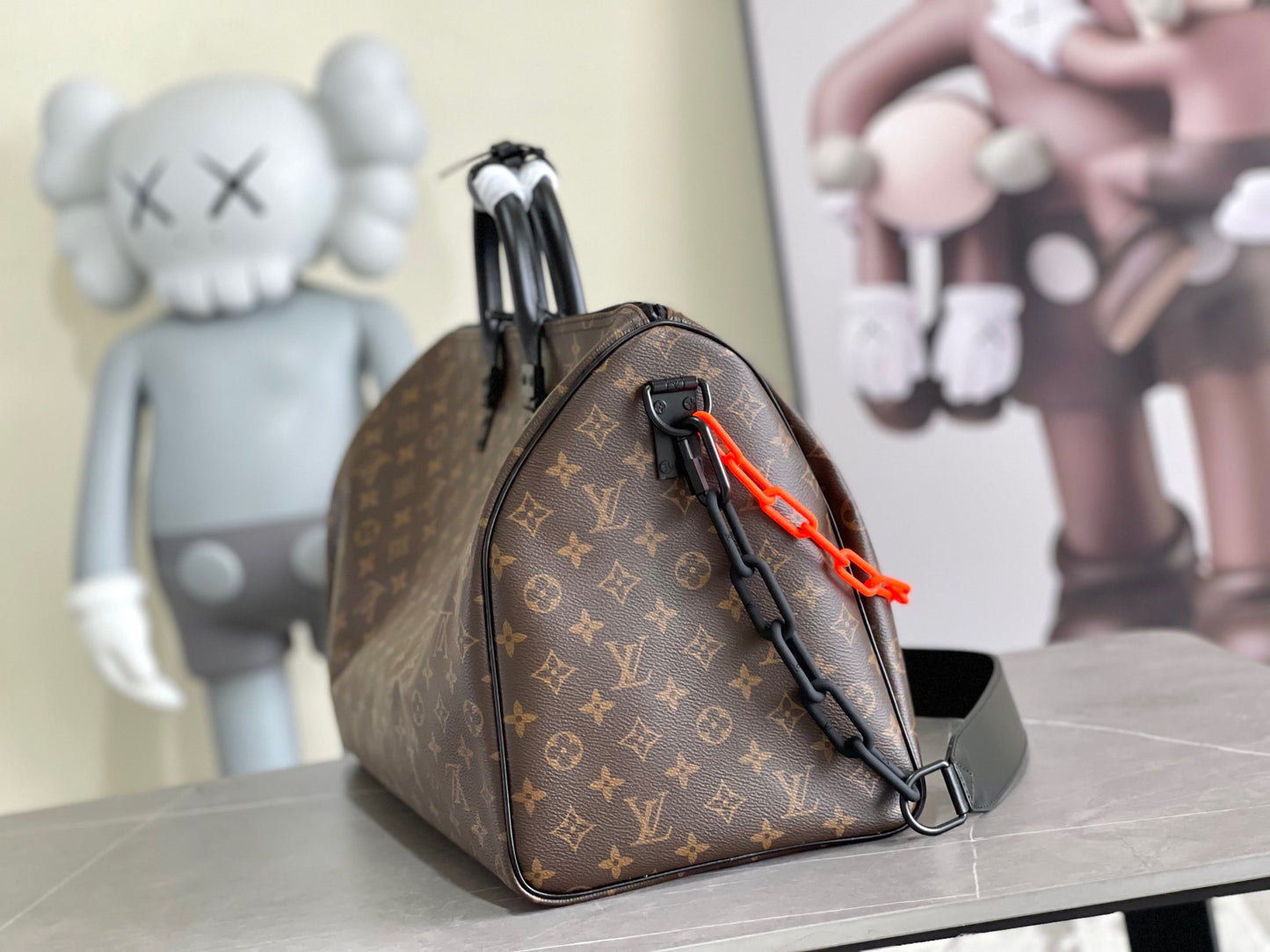 Louis Vuitton Keepall Bandouliere 50 Monogram In Brown Presbyopic