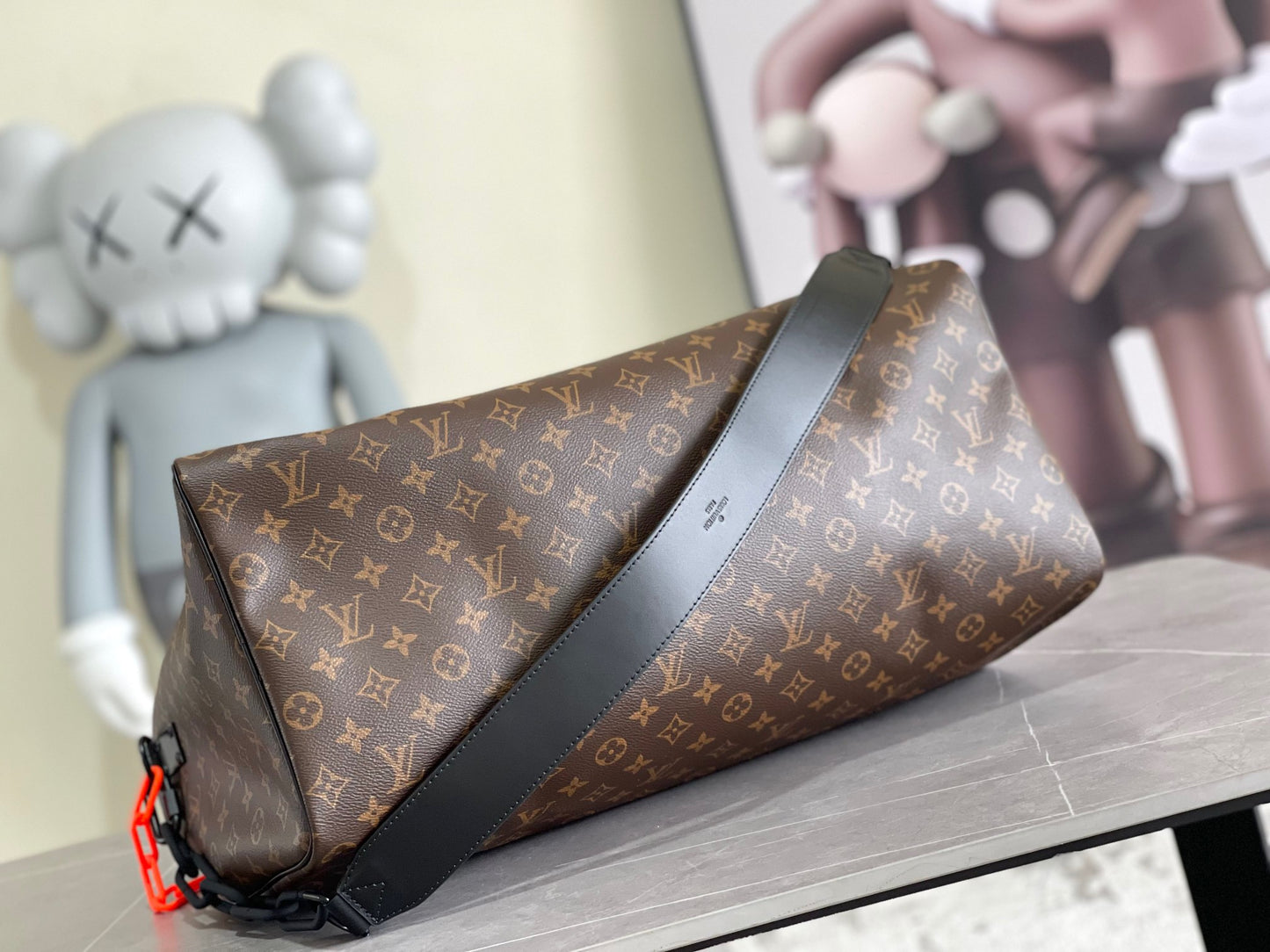 Louis Vuitton Keepall Bandouliere 50 Monogram In Brown Presbyopic