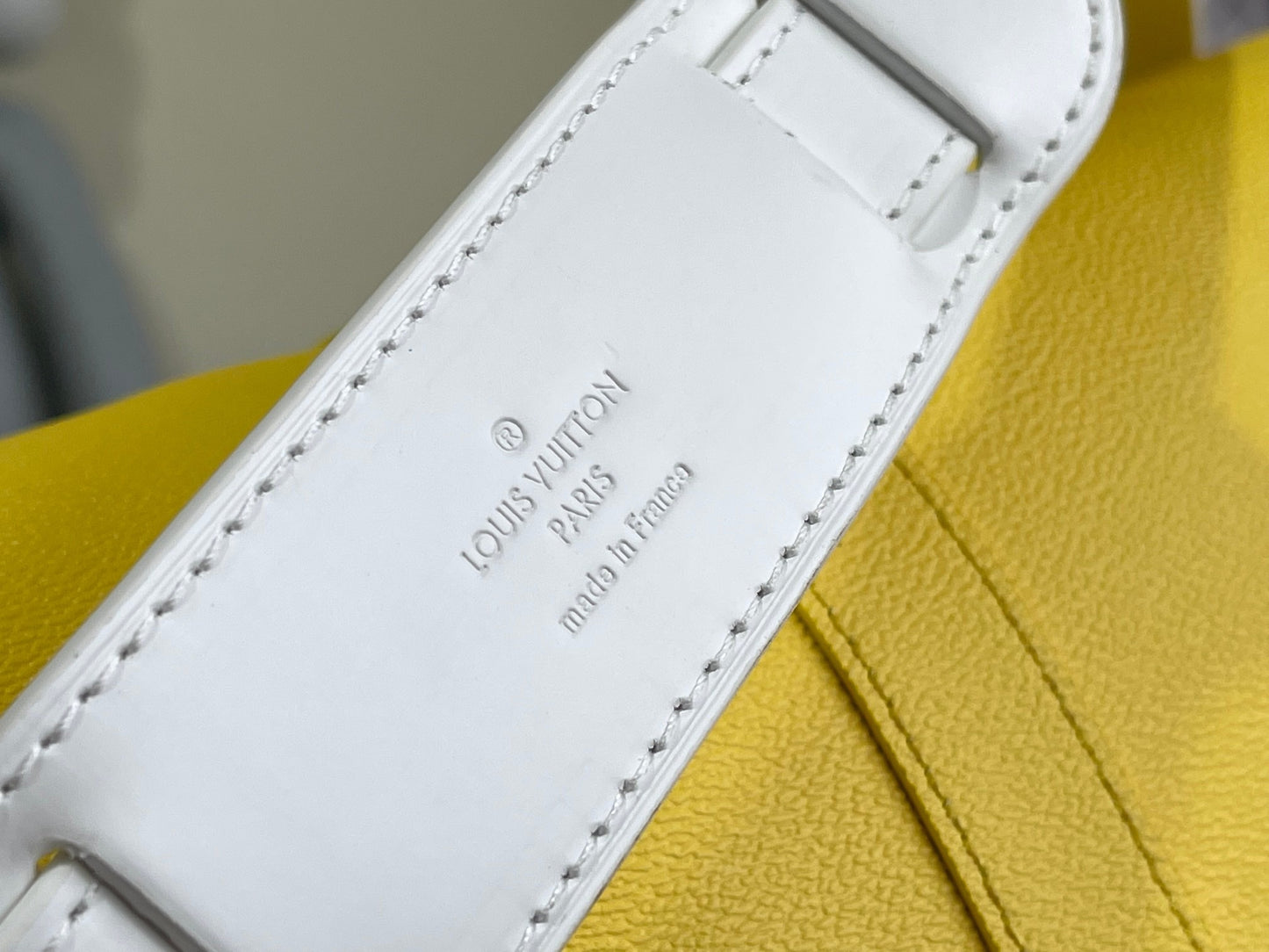 Louis Vuitton Keepall Bandouliere 55 Monogram In Lemon Yellow