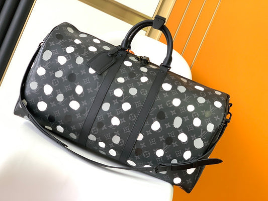 Louis Vuitton Keepall 55 Yayoi Kusama Polka Dot Series