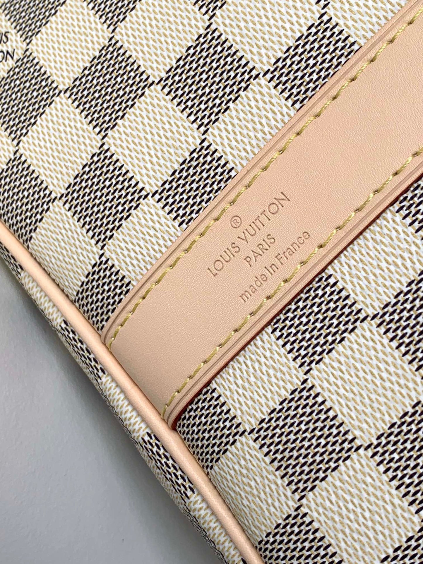 Louis Vuitton Keepall 55 Beige Checkerboard