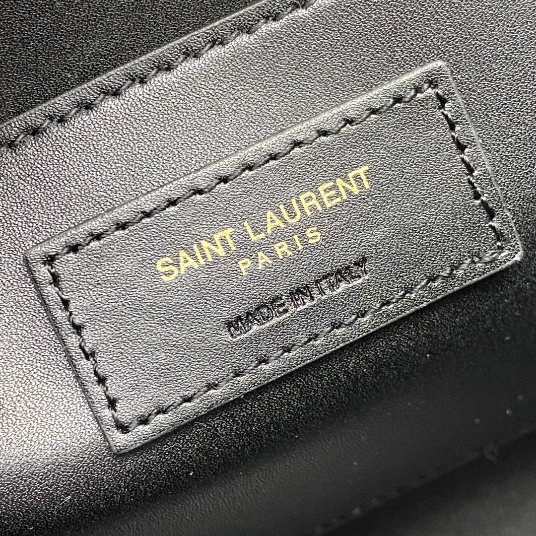 Saint Laurent Large Cassandra Bag In Haze Blue Calfskin