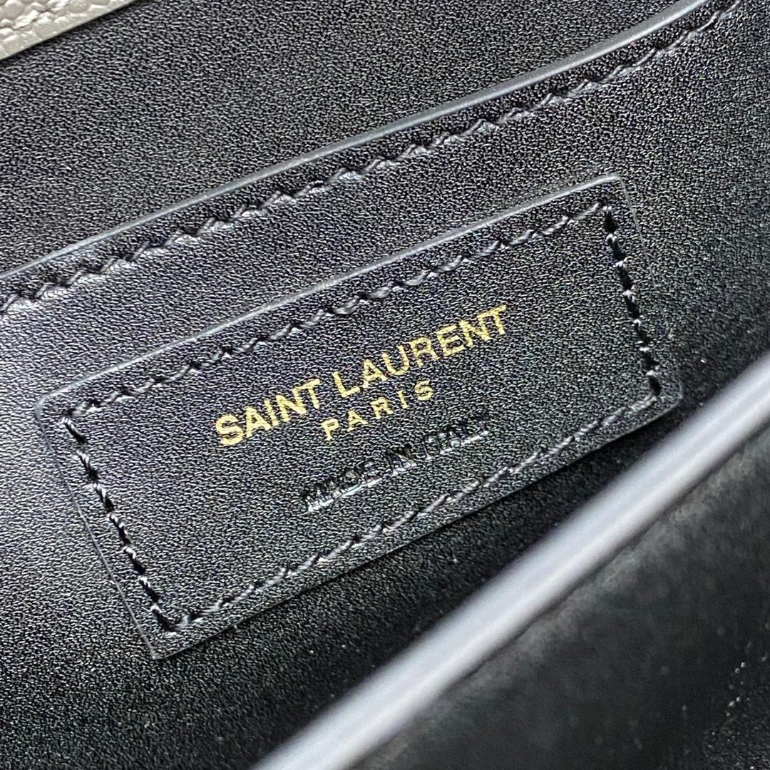 Saint Laurent Cassandra Bag In Haze Blue Calfskin