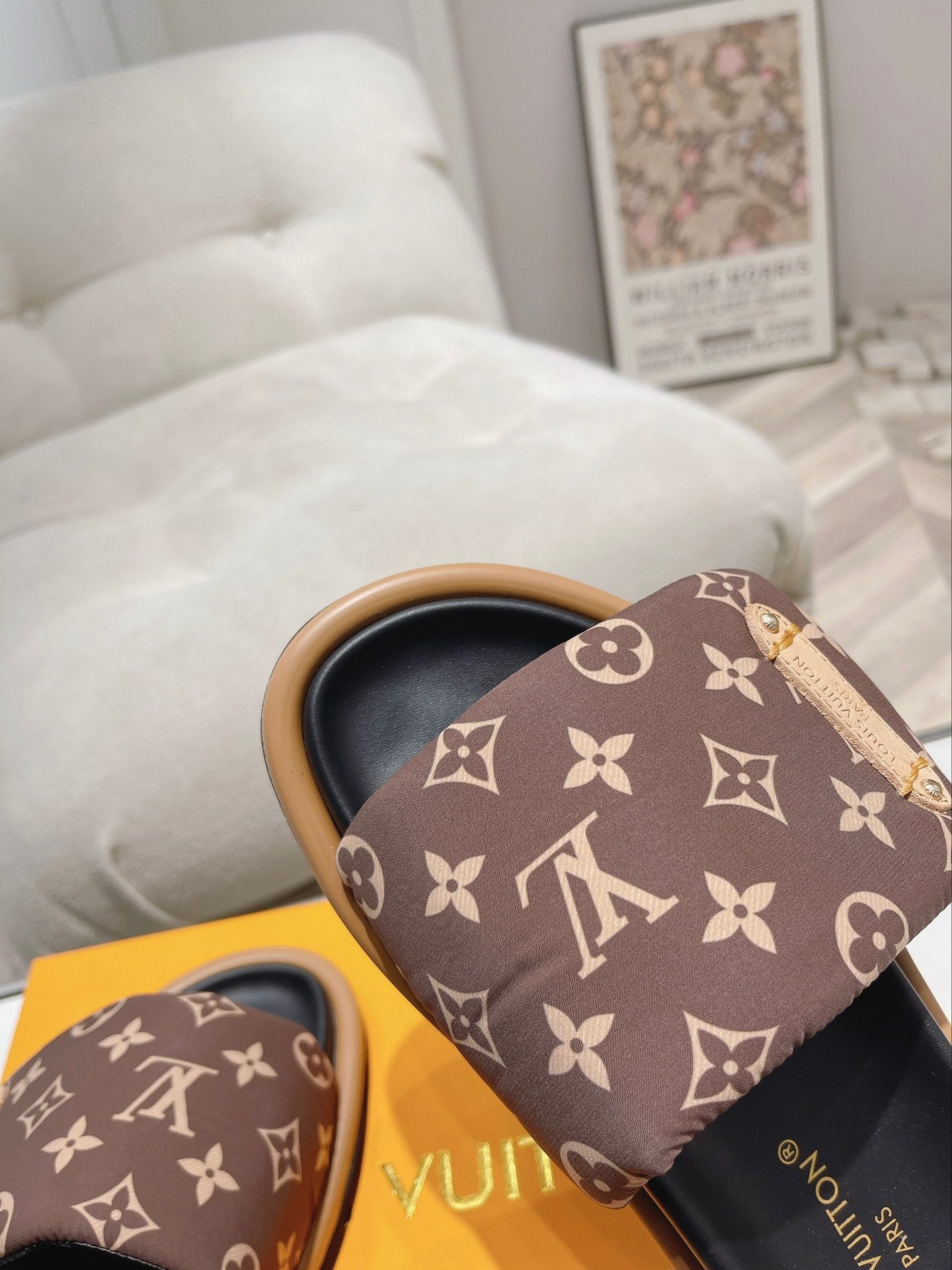 LV Brown Presbyopia Slippers