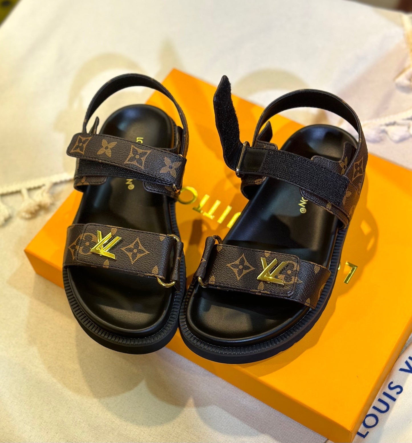 LV Classic Presbyopia Series Sandals