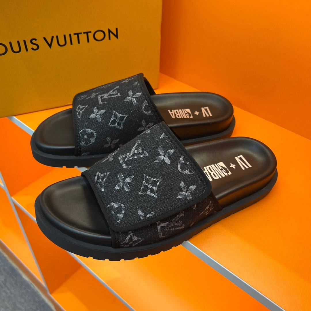 LV and NBA Co-branded Presbyopic Velcro Slippers