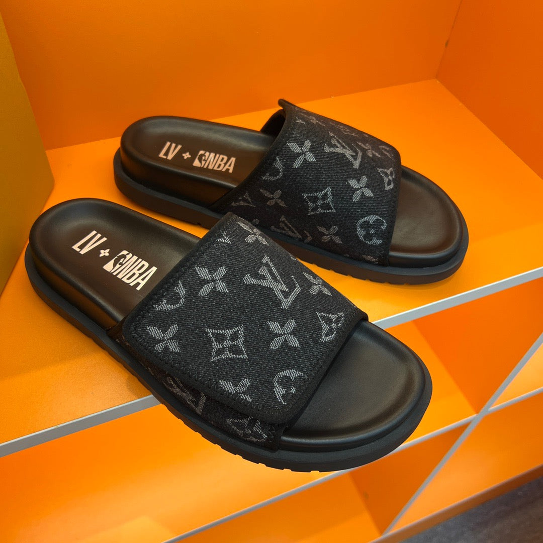 LV and NBA Co-branded Presbyopic Velcro Slippers