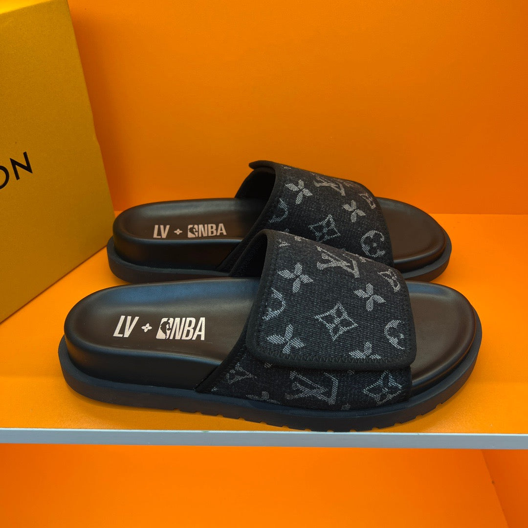 LV and NBA Co-branded Presbyopic Velcro Slippers