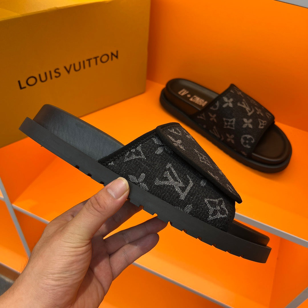 LV and NBA Co-branded Presbyopic Velcro Slippers