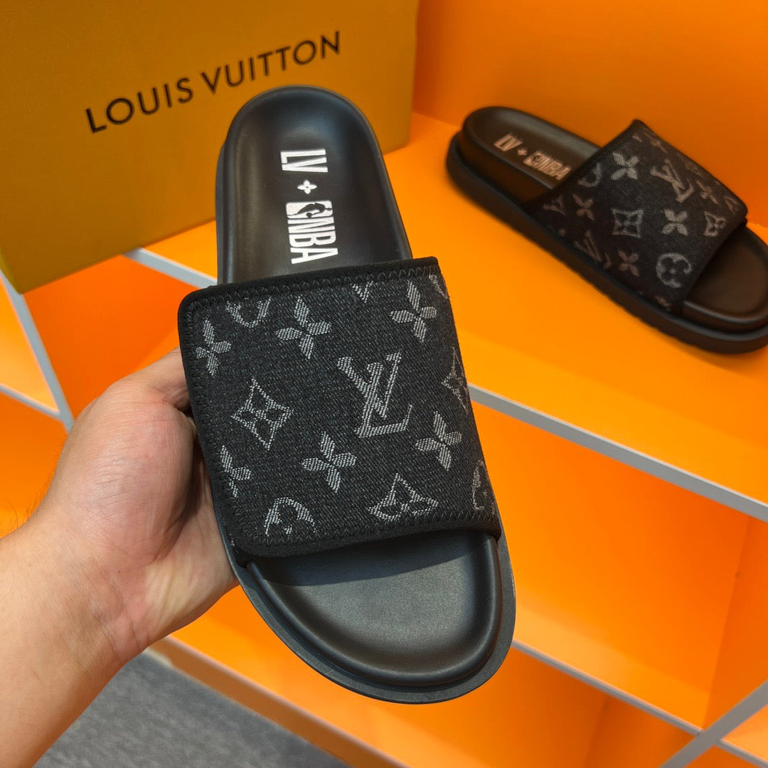 LV and NBA Co-branded Presbyopic Velcro Slippers