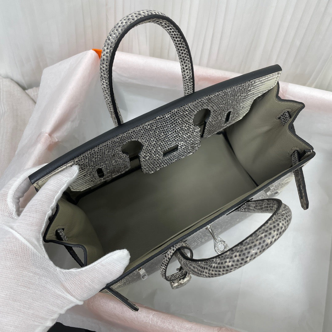 Hermes Birkin 25 Ombre Lizard Exotic  Bag