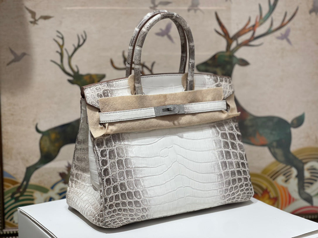 Hermes Birkin 30 Himalayan Crocodile Leather