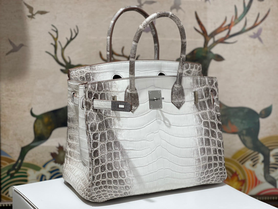 Hermes Birkin 30 Himalayan Crocodile Leather