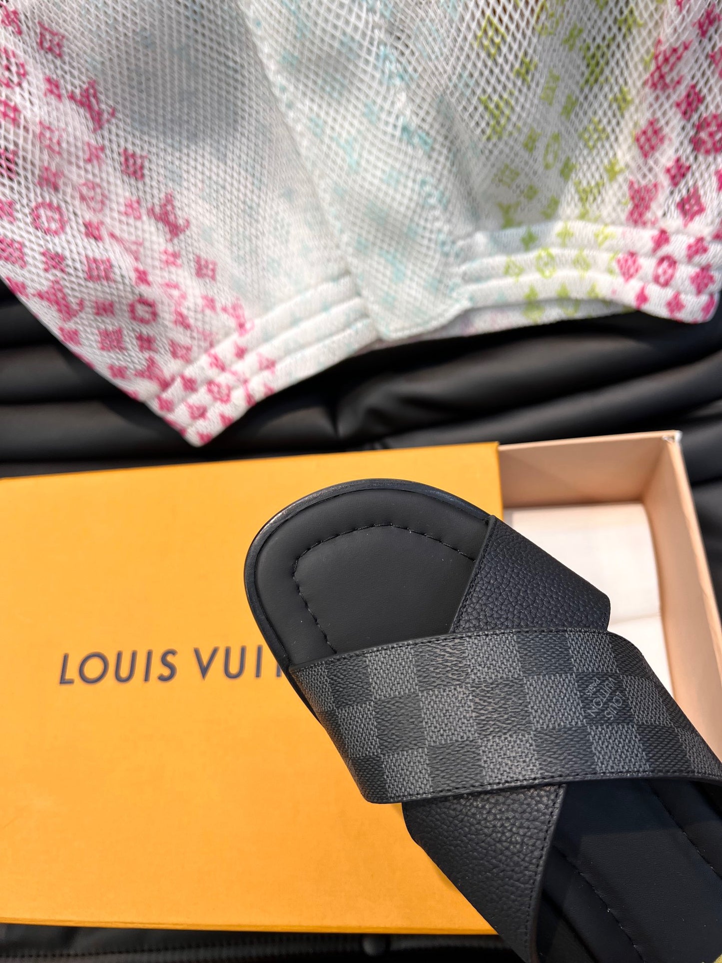 LV Classic Black Checkerboard