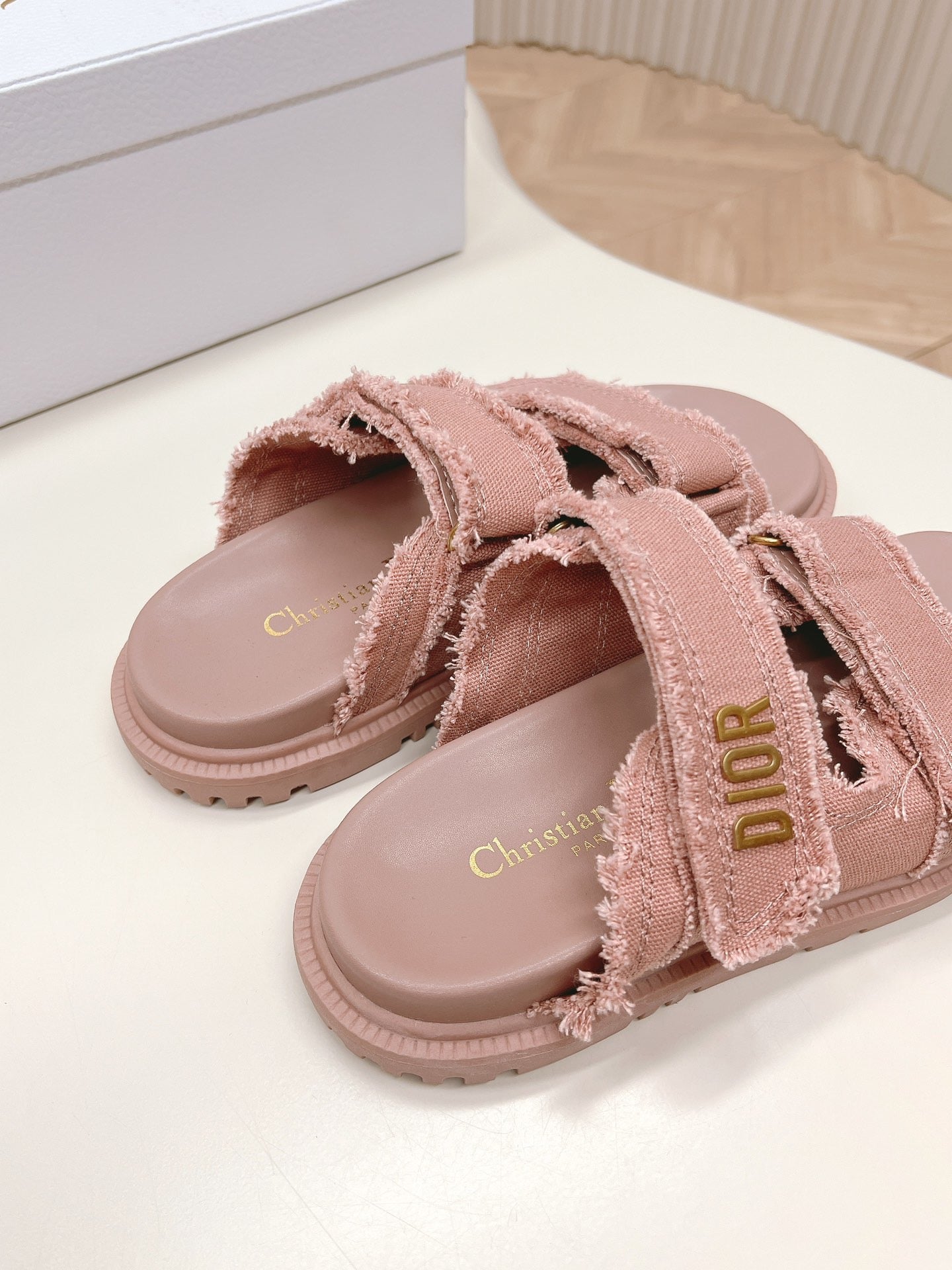 Dior Steve Ma Mona Slides -Blush