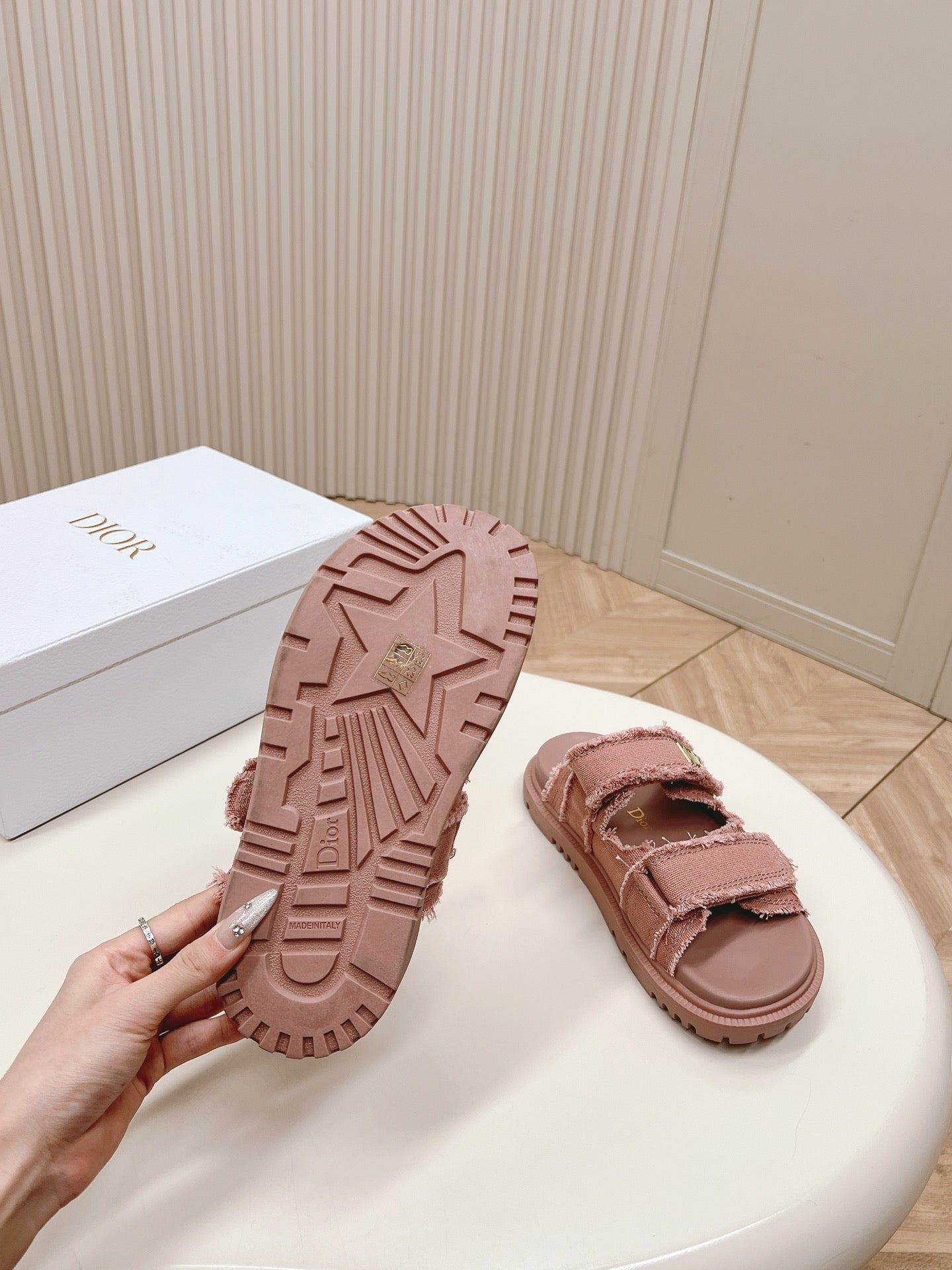 Dior Steve Ma Mona Slides -Blush