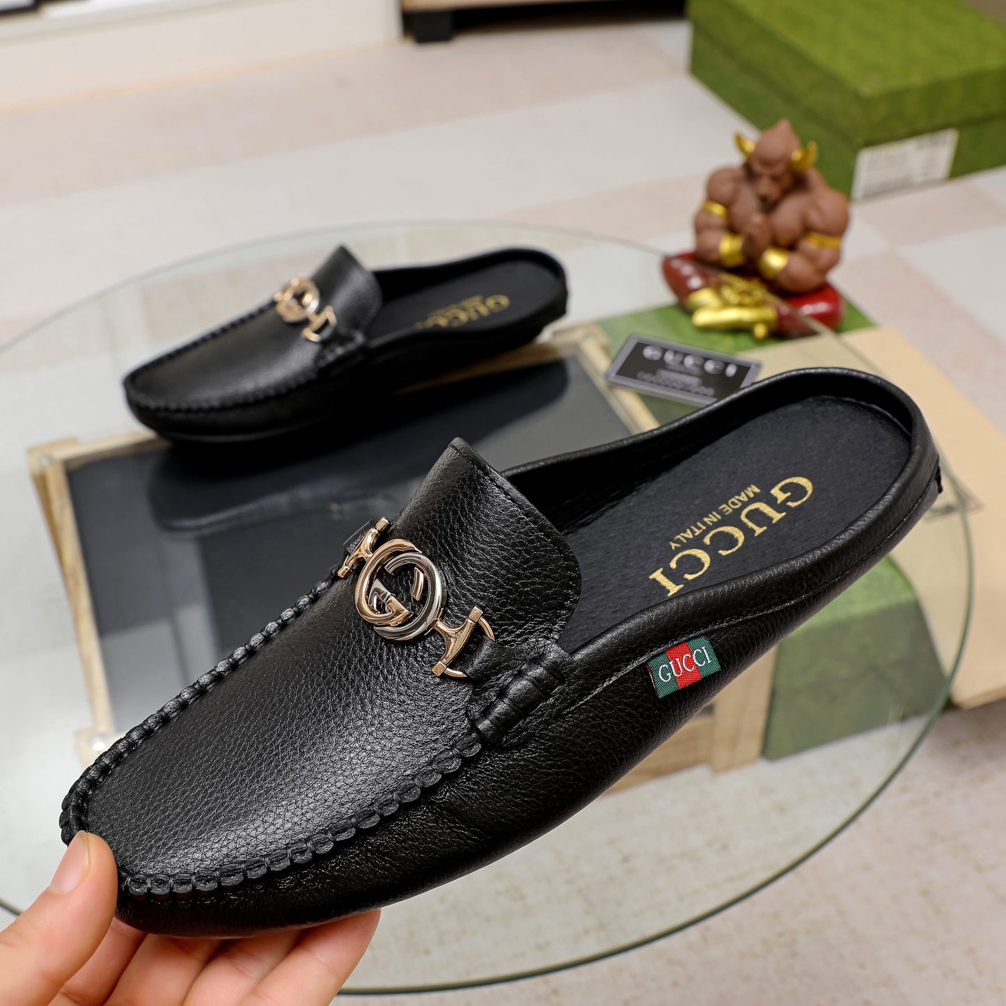 Gucci Men's Casual Leather Shoes Business Loafers