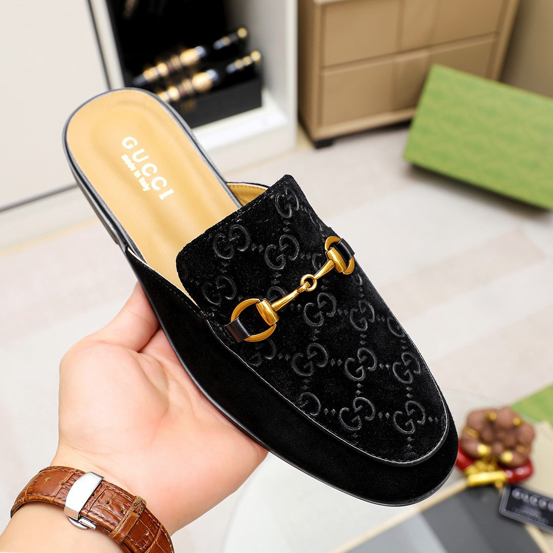 Gucci Jordaan GG Velvet Loafer