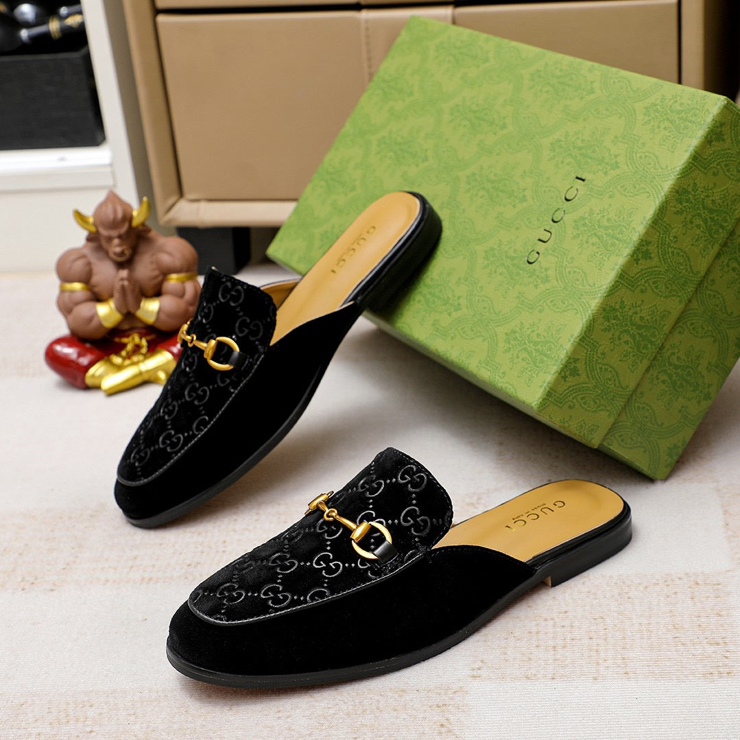 Gucci Jordaan GG Velvet Loafer