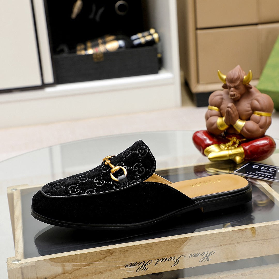 Gucci Jordaan GG Velvet Loafer