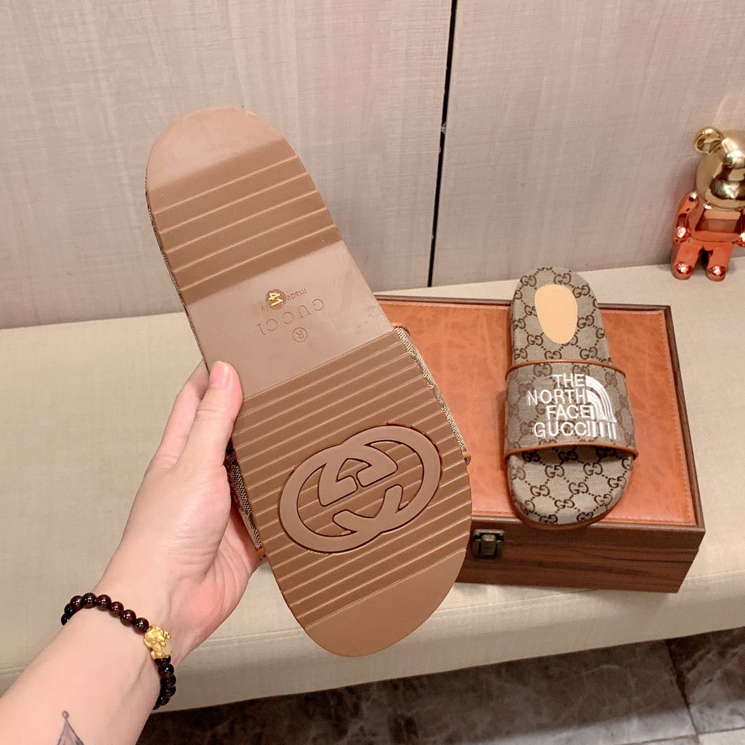 Gucci X The North Face Monogram GG Slides