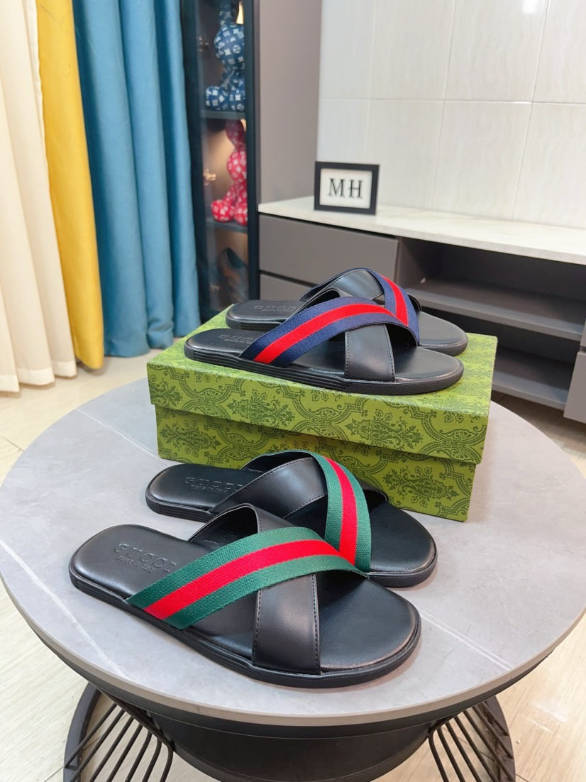 Gucci Monogram Street Style Sport Slides