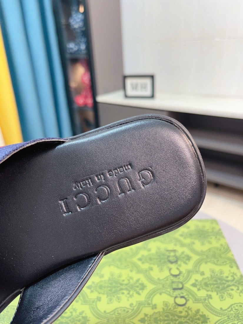 Gucci Monogram Street Style Sport Slides